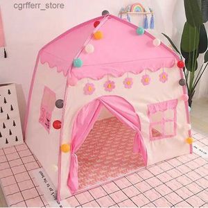 Toy Tents Mother Garden Mini Simulation Room Childrens Tent Baby Play House Little Castle Princesss Birthday Gift Indoor Toy For Girl L410