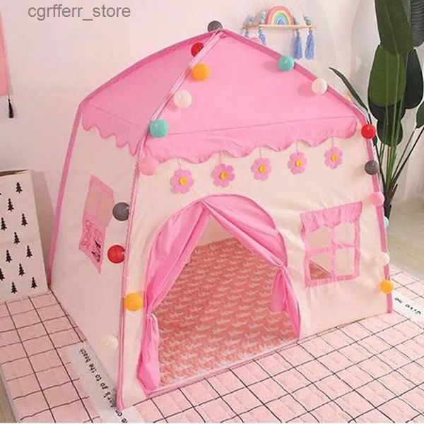 Toys Tents Mother Garden Mini Simulation Salle Childrens Tent bébé Play Maison Little Castle Princesses Giver Gift Indoor Toy For Girl L410