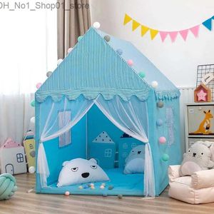 Toys Tents Nouveaux enfants Tentes Toys Enfants Play House Boys Girls Castle Indoor Outdoor Play House Pretend Toy Gift Baby Q231220