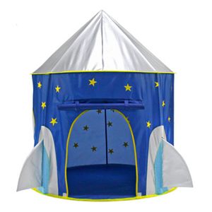 Tentes jouets Tente de jeu Portable pliable Prince tente pliante enfants garçon Cubby maison de jeu enfants cadeaux en plein air jouet tentes château 230111