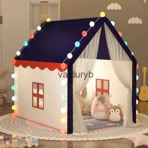 Speelgoedtenten Draagbaar babyspeelhuis ldren-tent Tipi-tent Enfant Kindertent Roze Blauw Kinderspeelhuis Binnen Buiten Speelgoed Prinses Housevaiduryb