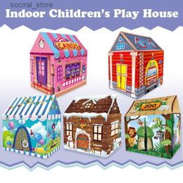 Speelgoedtenten Draagbare kindertent Campagnehuis voor kinderen Kindertent Speelhuis Indoor Ballenbad voor kinderen Spelhuis Feesttent Speelgoedtenten L240313
