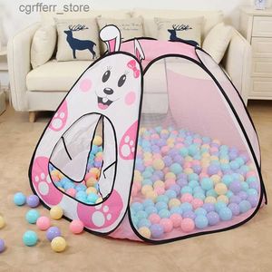 Toys Tentes portables Play Kids Tent Animal chien Panda Elephant Rabbit Tent Enfants Indoor Outdoor Ocean Ball Game Tent Castle Room House Toy L410