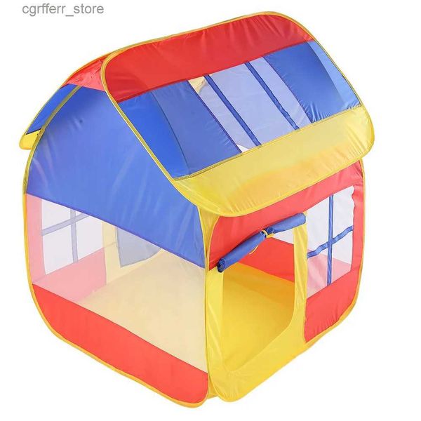 Tentes Tentes Teepee Tente pour enfants Tente d'enfants Trois colorés House Indoor House House Princesse Mesh Toy Camping Ocean Ball Pool L410