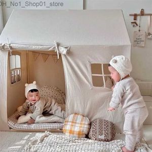 Toys tentes tente enfants chambre pour enfants playhouse lits séparés intérieurs pour garçons et filles endormis bébé Instagram vent jouet château Q231220