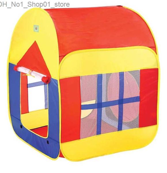 Toys Tentes Ultralarge Kids Play Tent Pliage Playhouse avec 2 portes Enfants Gift Birthday cadeau étanche extérieure en plein air Play Toy House Q231220