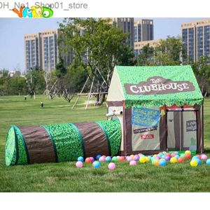 Toy Tents Yard Play Tent Caste House For Kids Children Baby Tunnel Kinderen speelgoed Play Tunnel Kinderen spelen huis voor kerstcadeau Hot Sale Q231220