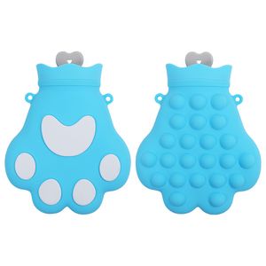 Jouet griffe de tigre eau chaude trésor Stress Silicone bulle pousser adultes enfant sensoriel Simple fossette jouet