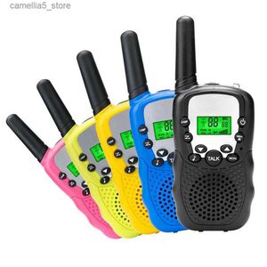 Jouet walkie talkies 1 paire rt-388 enfants talkies walkies 0.5W enfant portable vocation radio électronique interphone LCD extérieur écran