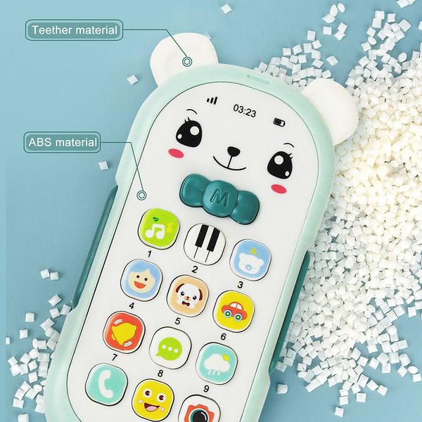 Jouet Talkie Walkie Bébé Téléphone Téléphone Musique Machine Sonore pour Enfants Infantile Début Éducatif Mobile s Cadeau 230511