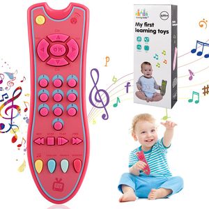 Toy Walkie Talkies Baby TV Remote Control Kids Musical Early Educational S Simulation Children Leren For Born Gifts 230307