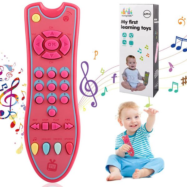 Jouet Talkie Walkie Bébé TV Télécommande Enfants Musical Early Educational s Simulation Enfants Apprentissage Pour Cadeaux nés 230307