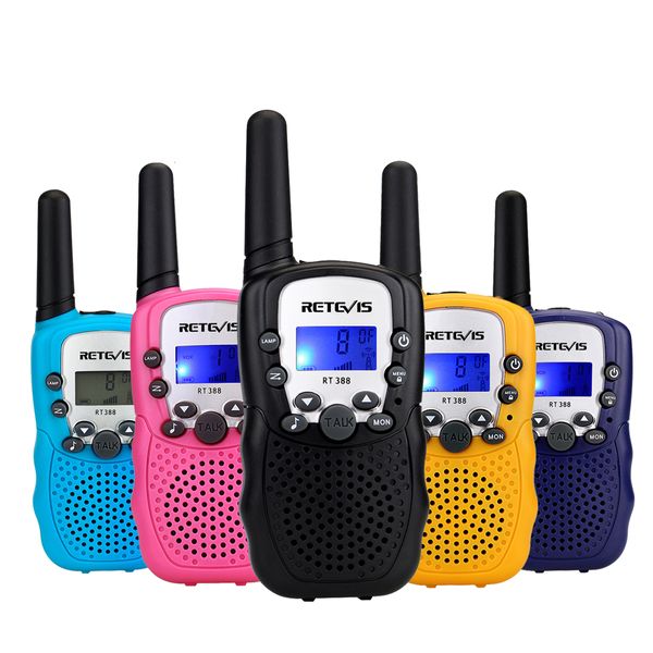 Jouet Talkie Walkie RETEVIS RT388 Talkie Walkie Enfants 2 Pcs Enfants Radio Récepteur WalkieTalkie Enfants Cadeau D'anniversaire Enfant Jouets pour Garçons Filles 230504