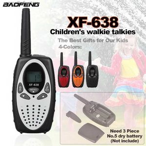 Jouet walkie talkies xf-638 mini walkie talkie for kids bilord radios enfants communication sans fil jouet petit radio portable xf638 en tant qu'enfants cadeaux Q240527