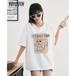 TOYOUTH FEMMES TSHIRT SUMME COUPE COUPE O COU LOBE TEES LORDS ÉCURREL PRImp