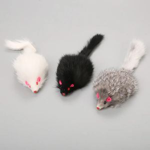 Juguetes 18 cm falso ratón gato juguetes para mascotas gato ratones de cola de larga duración
