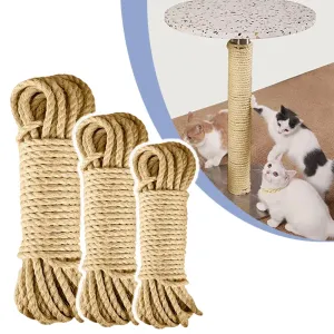 Toys 20m Naturel Sisal Cat Cat Scratcher Rope Tree Scratching DIY Toy Paw Glaw Meubles Protecteur Scratching Post ACCESSOIRES DE CAT