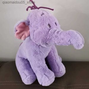Juguetes 26 cm Pooh Friends Lumpy Heffalump Doll Lindos animales de peluche Elefante púrpura Juguetes para niños Regalos Q240227
