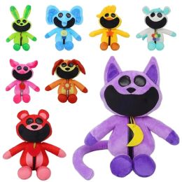 Speelgoed 30 cm Lachende beestjes knuffels Hinkelspel CatNap BearHug Plushie pop Kawaii gevuld zacht speelgoed Kerstmis Nieuwjaar cadeau voor kinderen
