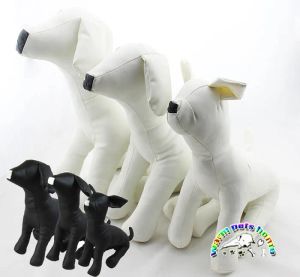 Jouets 3 pièces/lot modèles de torses de chiens, modèles en cuir, Mannequins pour chiens, vêtements pour animaux de compagnie, produits pour animalerie