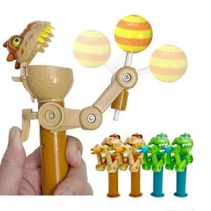 Jouets 4 pièces nouveauté Robot porte-sucette jouet de détente mignon cadeaux créatifs sucette chat jouet avec cataire grande bouche dinosaure cataire balle