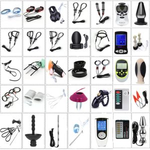 Jouets 50 accessoires de choc électrique de style, pinces à mamelon de prise urétrale de plug anal électro anal, hôte de 8 tailles, jouets sexuels de jeux pour adultes