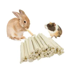 Jouets 500g bâtonnets à mâcher en bambou doux pour lapins, friandises molaires de lapin, collation pour petits animaux Hamsters Chinchillas cochons d'inde