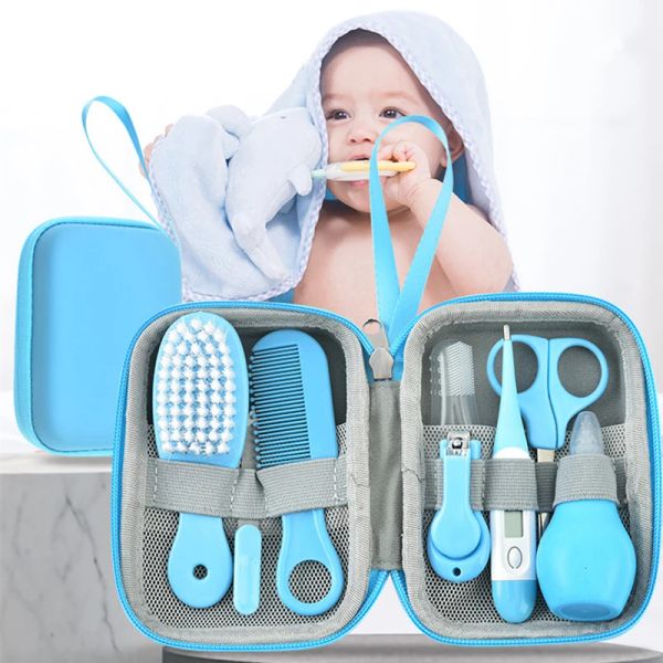 Toys 8pcs kit de soins pour bébé kit d'hygiène nouveau-né