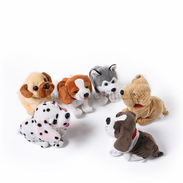 Juguetes y baile peluche caminando perro electrónico Bulldog niños mascotas muñeca Ouvle