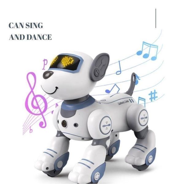 Toys Animals Pet For Puppy Eyes Gift with Tudd Electronic Play Cute Toddlers Sound LED Dog Robot Electricrc Musical Programable Interac Mhkq