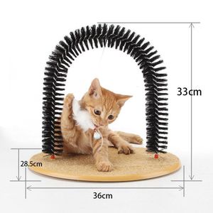 Jouets en arc pour chats, masseur pour animaux de compagnie, Littdog, chaton, démangeaisons, griffoir, jouets pour chats, appareils de toilettage, fournitures de brosse pour animaux de compagnie