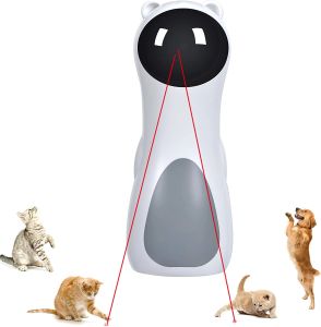 Toys atuban Cat Toys Interactive Electronic, Automatic Cat Toys voor binnenkatten, kitten laserspeelgoed voor het trainen van oefening USB opladen