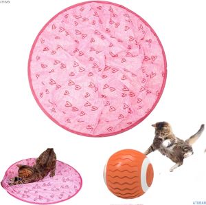 Toys Atuban Interactive Cat Ball Toy Set, Fun Tracker, Cat Toy, Renews Old Toys, engage des instincts de chasse, Tail Tail, une petite souris