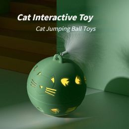 Jouets Balle automatique pour chat, jouet interactif, balle sautante automotrice, capteur de vibrations, jeu pour chats, accessoires pour chats, fournitures pour animaux de compagnie