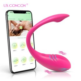 Toys Bluetooths Dildo Vibratior Egg pour les femmes Application sans fil Femelle Télécommande Usure d'oeuf vibrant Sexe Toy pour adultes