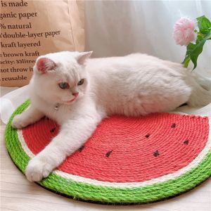 Toys chat chaton gratter plateau pavé tapis sisal animaux de compagnie grattant post-couchage tape jouet griffes de soins chats propice de meubles fournisseurs