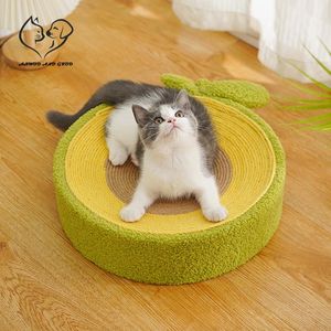 Toys Cat Scratching Board Toy Sisal Rope slijpen Paws Cat Nest Rust en speel avocado katten krassend draagbare huisdier thuisbenodigdheden