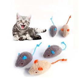 Toys Cat Toy Plush Mouse Leuke modellering Bitegresistent kitten Catnip Toy Universal Fun Interactive Entertainment Pet Putten Supplies