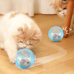 Toys Toys Cat Toys Automatic Rolling Ball Electric Cat Toys Interactive for Gats Training Self Moving Kitten Toys Accesorios para mascotas