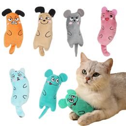 Toys Catnip Mouse Toys Funny Interactive Plush Cat Toy for Cute Cats Teeth Grinding Catnip Toys for Kitten Chew Toys Pets Accessories