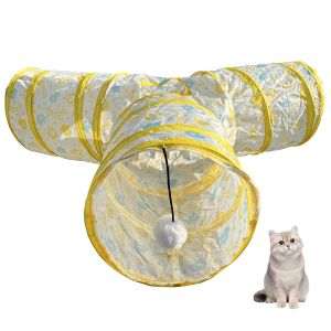 Speelgoed Katten Tunnel Opvouwbaar Huisdier Kattenspeelgoed Kitty Pet Training Interactief Leuk Speelgoed Tunnel Bored voor Puppy Kitten Konijn Speeltunnelbuis