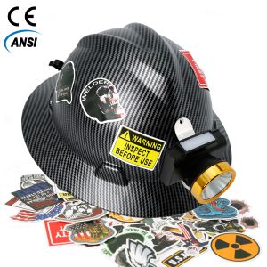 Toys CE Casqueur de sécurité à bord complet Autocollants de chapeaux en carbone Cap