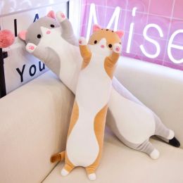 Toys Children's Toys Stuffed Animal Thurlow Pillow Cute Cat Pillow Soft Plush Long Cat Nap Pillow Kerstcadeau Girls Girls Present