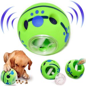 Speelgoed Hond Interactief speelgoed Voedseldispenser Duurzaam Traktatie Huisdier Giggle Ball Safe Pet Piepend speelgoed Puzzelspeelgoed voor puppy Middelgrote hondenbenodigdheden