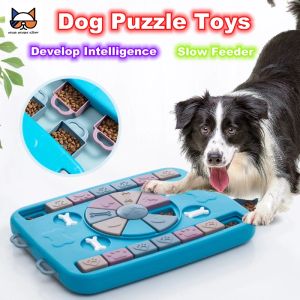 Speelgoed Hondenpuzzel Speelgoed Puppytraining Interactief spel Piepen Aandacht trekken Verhogen IQ huisdier Voedseldispenser Antislip Slow Feed Bowl