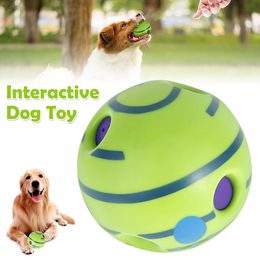 Jouets durables pour chien, balle de rire, jouet interactif sautant, sons de rire amusants, balle de jeu pour chien, entraînement, Sport, jouets pour animaux de compagnie en plein air