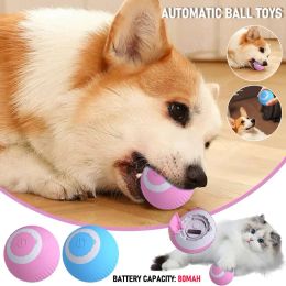 Toys Electric Cat Ball Toys Automatic Ball Toys USB RECHARGAGE Selfrotation Ball Abs Intelligent Rolling Toy Ball pour chaton chien