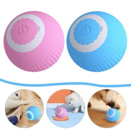 Toys Electric Cat Ball Toys USB Rechargeable Rolling Cat Toys Abs Intelligent Rolling Toy Ball pour chaton pour chat