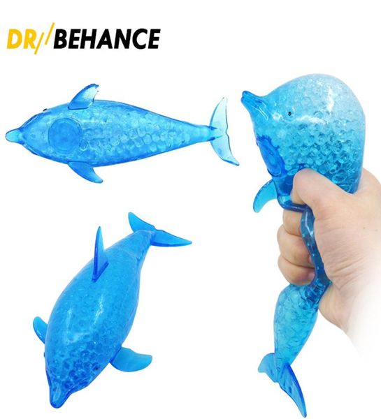 Jouets pour enfants et adultes, dauphin spongieux, requin, anti-Stress, perle spongieuse, balle anti-Stress, jouet à presser, soulagement 6845470