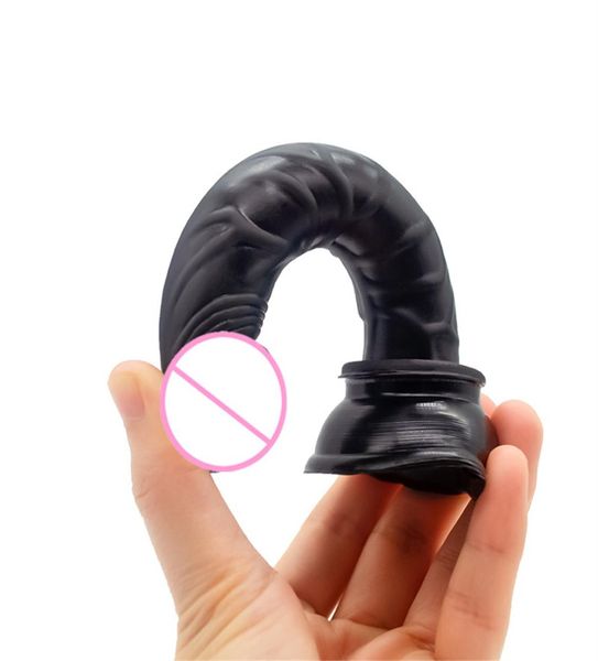 Juguetes para adultos Soft Silicone Jelly Mini Consoladores Mujeres Realista Pequeño Pene GSpot Anal Plug Dick Ventosa Productos Sexuales Female7450309